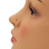 0.07 Ct 6 Stone Diamond Nose pin. - Image 3